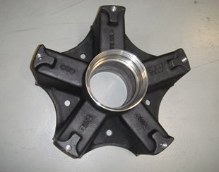 Custom CNC Machined Ductile Iron Wheel